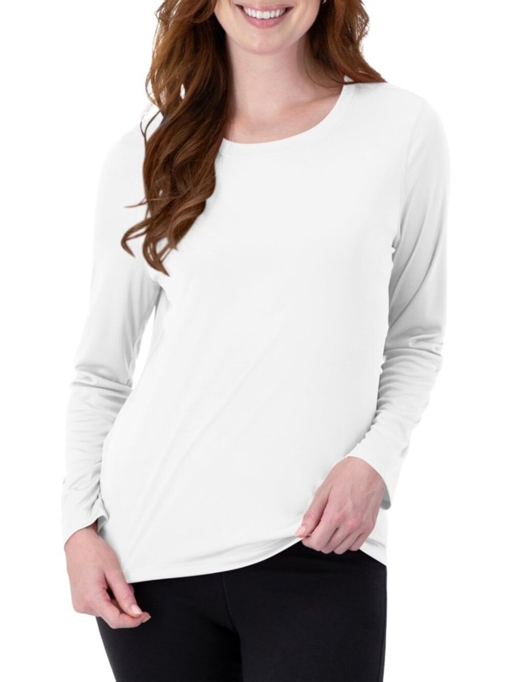 Women's Cool Dri Performance Long Sleeve Athletic T-Shirt - Sporty & Breathable